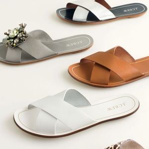 J.crew Cyprus metallic sandals size 8